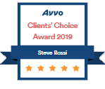 Avvo | Clients' Choice Award 2019 | Steve Rossi | 5 Stars